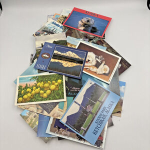 Bulk Lot of Approx. 100 Postcards Mostly Vintage Random Used & Unused Postcard C